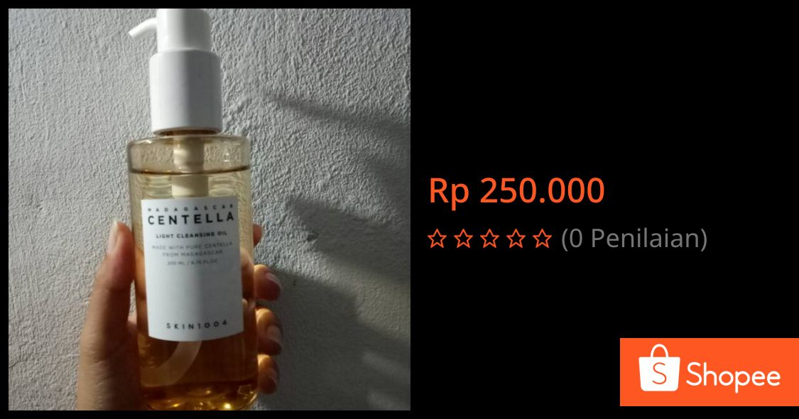 RereKSW's tweet image. Saya menjual PRELOVED!  SKIN 1004 Madagascar Centella Asiatica Light Cleansing Oil 200ml seharga Rp250.000. Dapatkan produk ini hanya di Shopee! shopee.co.id/product/379418… #ShopeeID