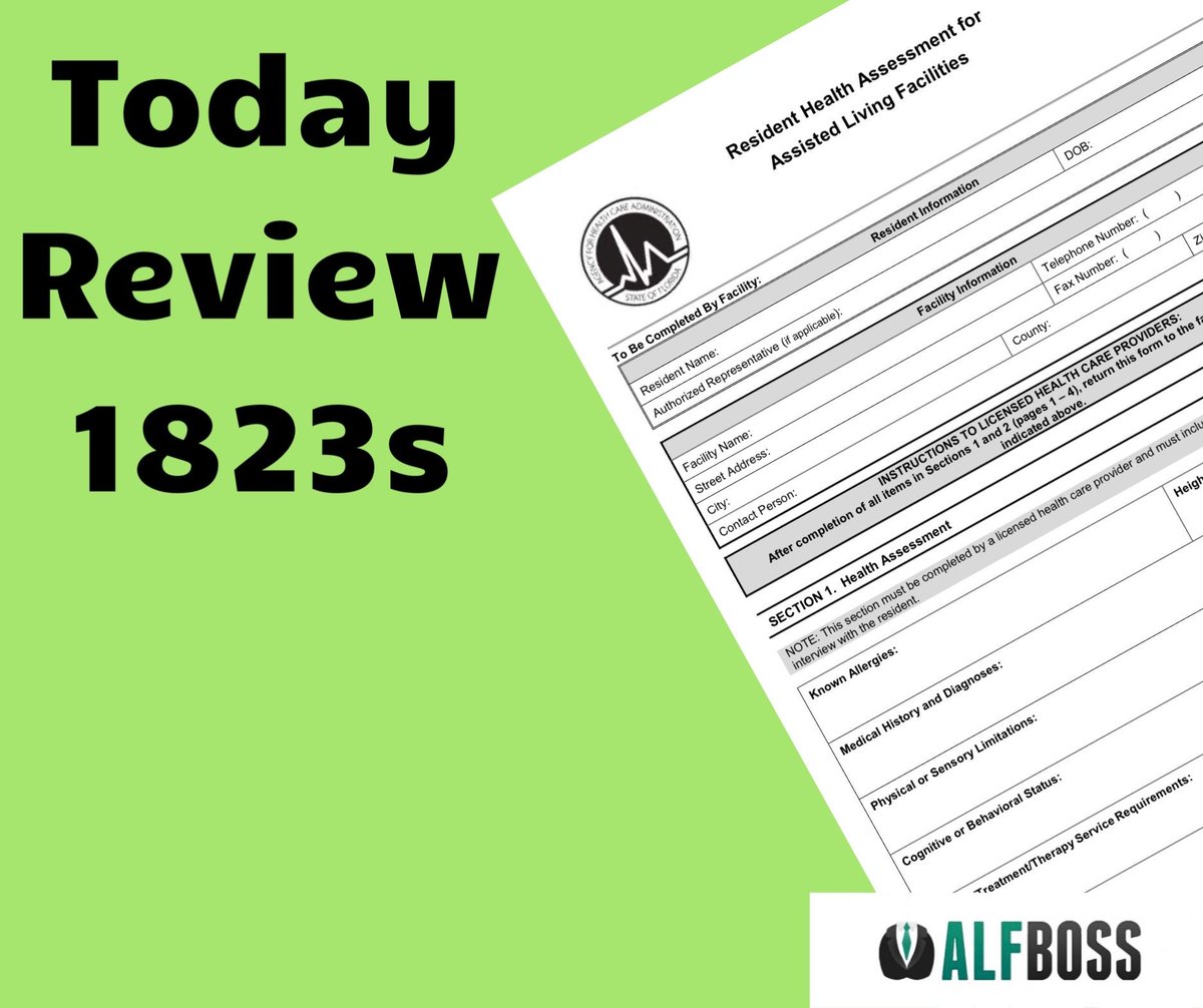 ALFBoss_'s tweet photo. Those damn 1823โs are the go to document for AHCA to cite you. Learn How ๐๐ฝ https://t.co/LahgADcMmx #assistedliving #seniorresources #alfboss https://t.co/hNQbZNlnUl