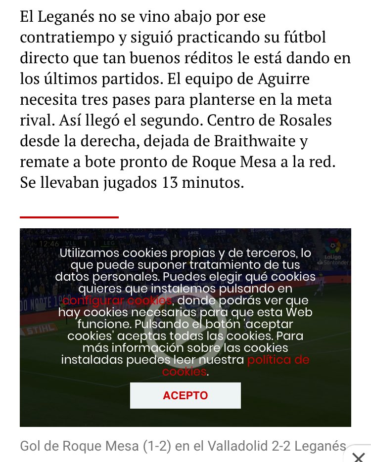 JC_Valero's tweet photo. @Juan_N_B_3 @Llonguet22 @FantasyLaLiga @realmadrid Tú no puedes sacar el vídeo, pero yo te dejo pantallazo de la propia crónica del @marca donde ellos mismos lo admiten @FantasyLaLiga sumad los puntos de asistencia a @MartinBraith por favor https://t.co/OwGSy5nyD4