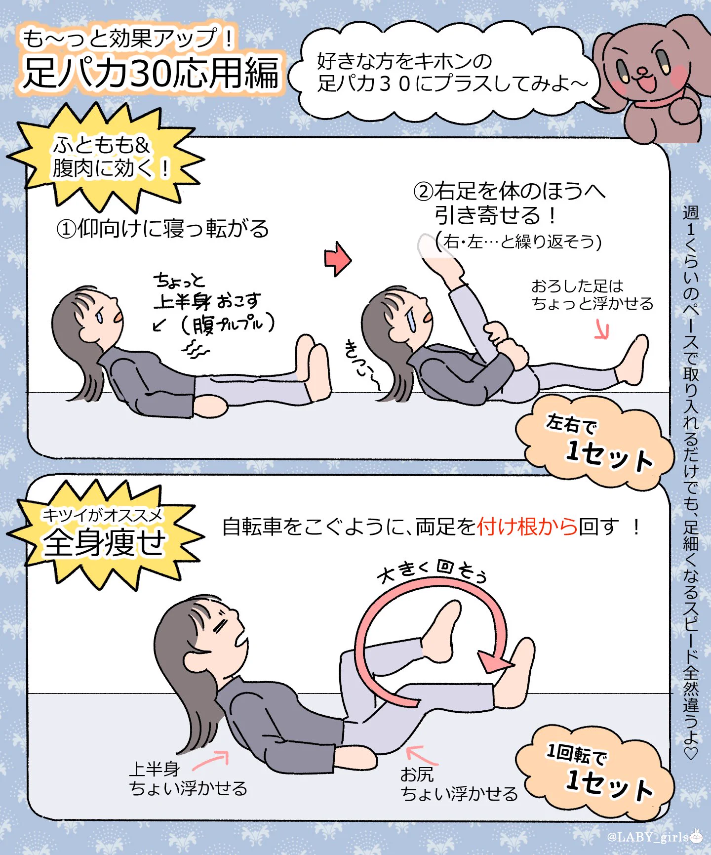決して楽ではないけれど続けることが出来れば太ももに変化が･･･！すらっとした美人脚に憧れている方は是非！