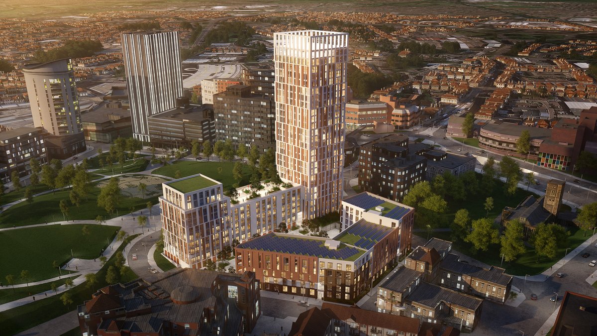 Chapman_Taylor's tweet photo. Nice pictures of the completed core at #CastleParkView in #Bristol. When complete, it will be Bristol’s tallest residential building at 26 storeys in height #BTR #BuildtoRent #Residential #ResidentialArchitecture #Architects #Architecture #Designers #Design #Construction https://t.co/YSE0OvwJhP
