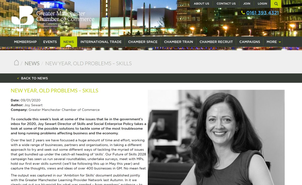 The final "New Year Old Problems" piece - this time <a href="/gmcc_joy/">Joy Sewart</a> addresses the thorny issue of skills which along with connectivity and Brexit forms our three Campaign for Business themes this year.

gmchamber.co.uk/news-opinions/…