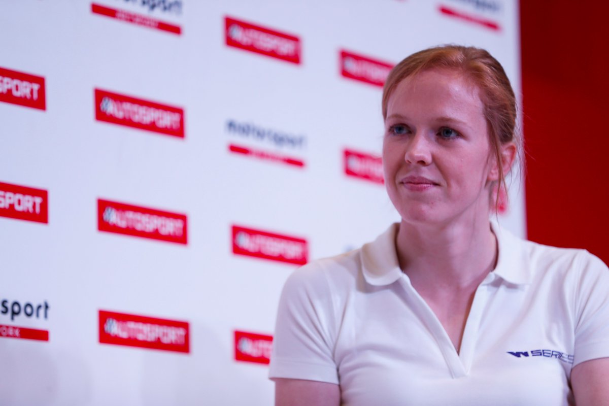 WSeriesRacing's tweet photo. On Friday we return to the @Autosport_Show for the second year running. 🤗

We don't have a stand this year, but @alicepowell, @1JessicaHawkins, @smgirlracer26 and @AbbieEaton44 will be on stage from 2pm tomorrow. 

#WSeries #ASI20 https://t.co/4XvHxDo0TG