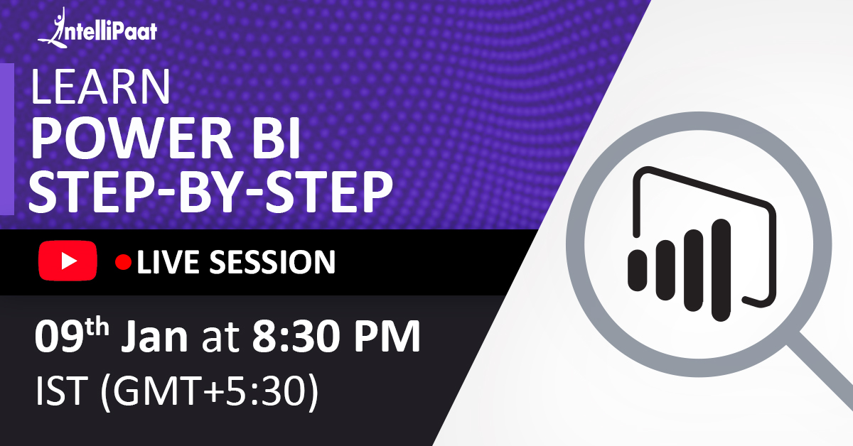 Intellipaat's tweet image. Join YouTube Live Session On &quot;Learn Power BI Step-By-Step&quot; Today 9th Jan 2020 At 8:30 PM IST (GMT +5:30)
Login and Set Reminder - youtu.be/_2UaKMERYVw

#PowerBITutorialForBeginners #PowerBITraining #PowerBI #intellipaat #businessintelligence