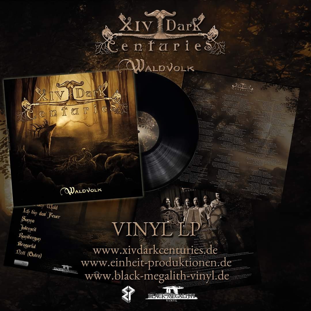 XIV_Dark_C's tweet photo. Friends of vinyl beware!
From now on you can pre-order the limited vinyl edition of 250 copies of our album "Waldvolk", which will be released on February 28th, for 17 Euro plus shipping costs. Just send a mail with your contact details to bestellung@xivdarkcenturies.de. https://t.co/wH77ekbznz