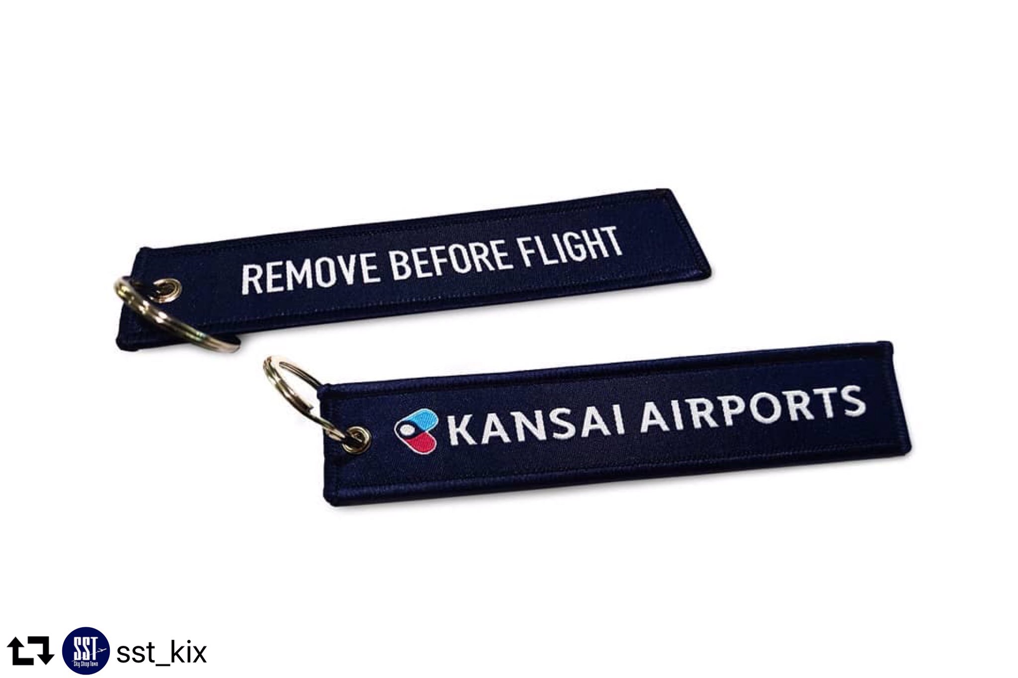 エミレーツ航空 Remove before flight タグ N（関西空港