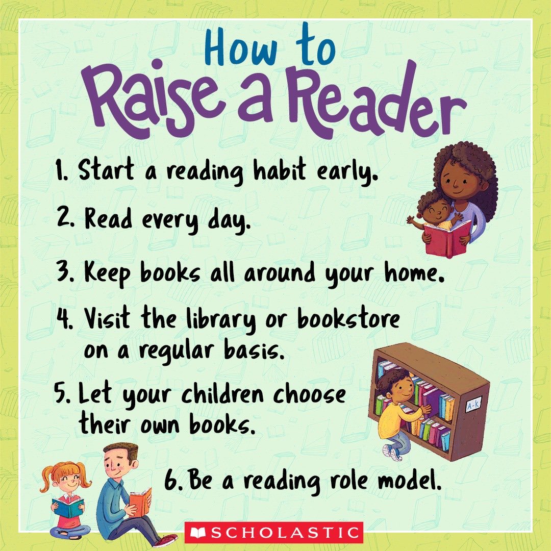 How to raise a reader... ♥️📚