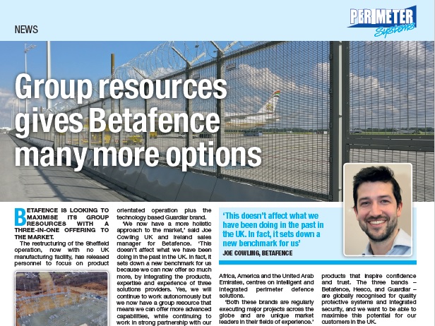 Exciting times - read more about it in the latest edition <a href="/PerimeterSystem/">Perimeter Systems</a>  

flickread.com/edition/html/f…

#perimeterprotection #securingwhatmatters