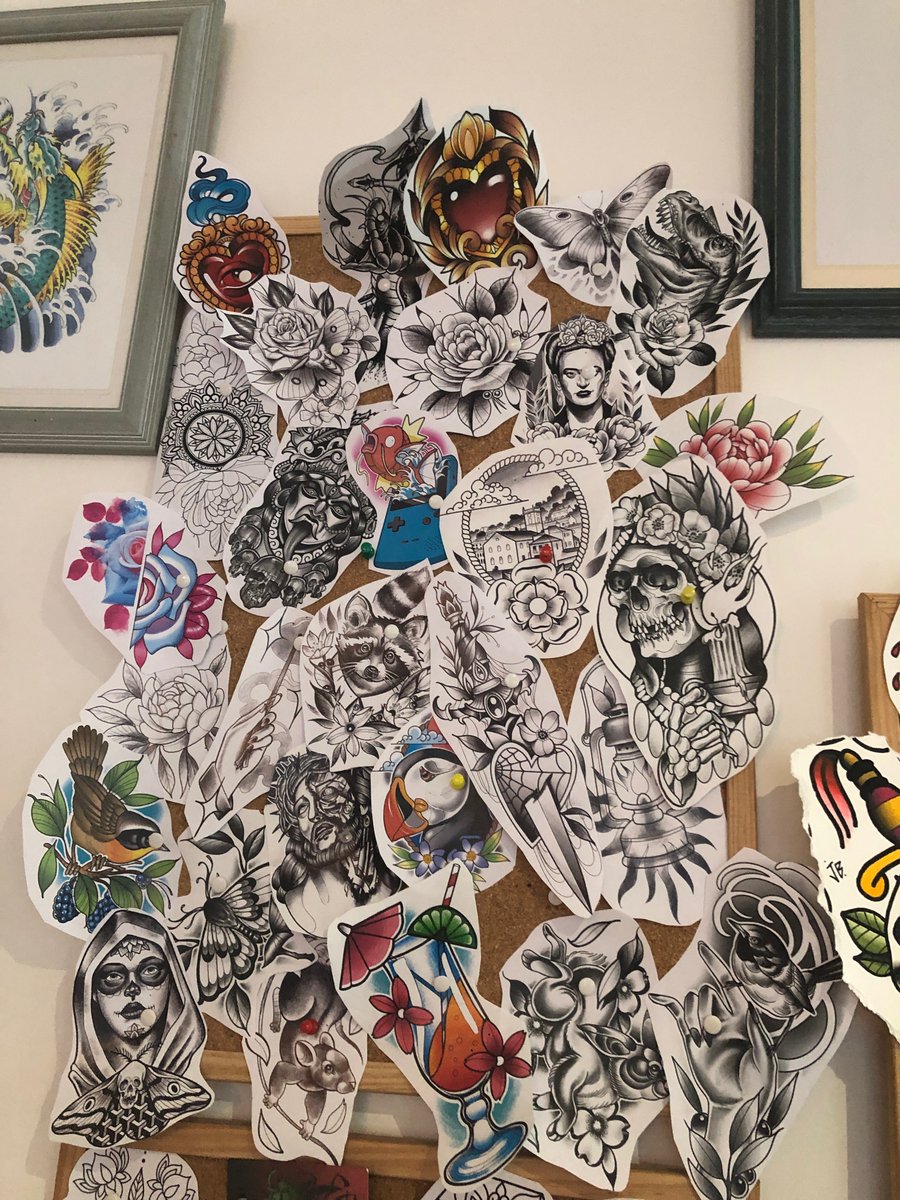 thecountrygent1's tweet photo. Designs ready to go at The Country Gent if you need some new year inspiration
@thecountrygent1 @HolmfirthEvents
#tattoos #tattoosholmfirth #tattooistyorkshire @scottdoestattoos @howlin_brown
#scottdoestattoos #howlinbrown #thecountrygent #flashdesigns @HolmfirthHour https://t.co/Ld9Tl2WiB4
