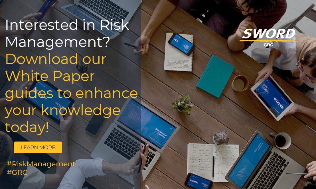 Interested in enhancing your knowledge on risk? Download our whitepaper guides today! pos.li/2eilk1 #SwordGRC #Risk #RiskManagement #Download #ebook
