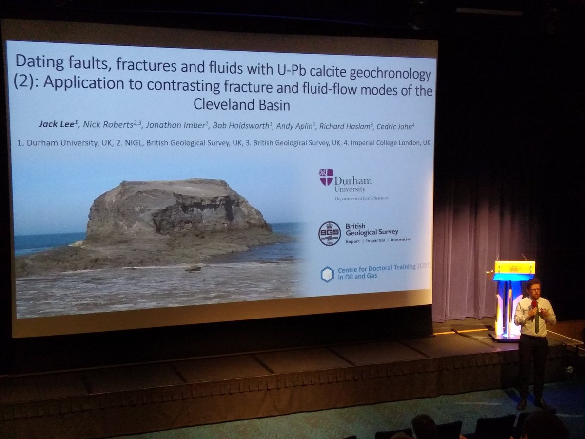 Final day of TSG and another <a href="/DurUniEarthSci/">Durham Earth Science</a> talk - <a href="/JackLeeCalcite/">Jack Lee</a> on his work in the Cleveland Basin! <a href="/2020Tsg/">TSG 2020 Hull</a> #calcite #suit