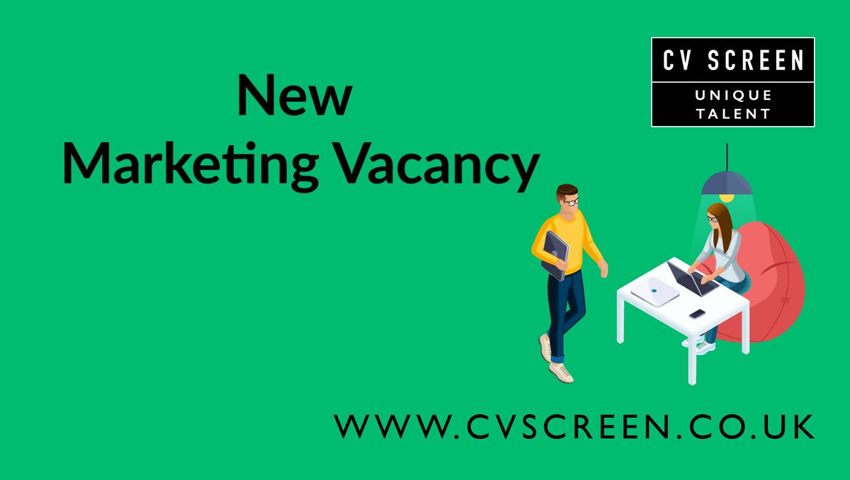 CVScreen's tweet image. New #Marketing Job from CV Screen. #Jobs
cvscreen.co.uk/digital-market…
A talented Digital Marketing Executive is required by a leading digital agency based near Birkenhead. We are looking for someone creative from either an agenc