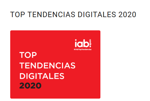 mcarmengalvez's tweet photo. 👉Informe Top Tendencias Digitales 2020 de @IAB_Spain https://t.co/10j9MSlVGR #digitalurjc #comunicacionmultimedia https://t.co/wFSH751bKp