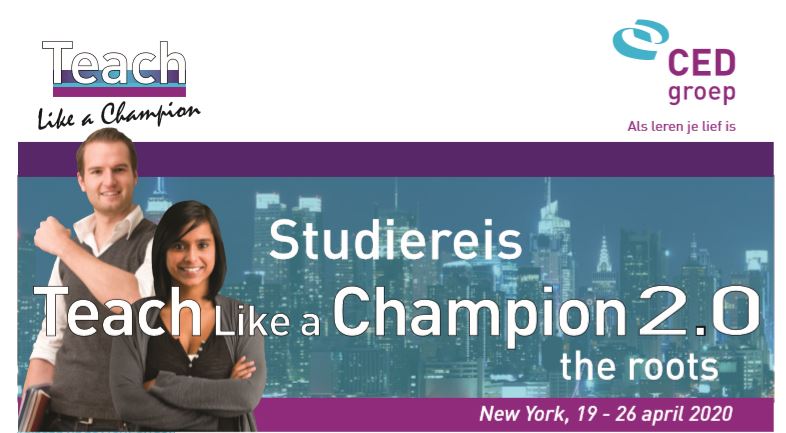 CEDgroep's tweet photo. Van 19 tot 26 april 2020 organiseert CED-Groep weer een Teach-reis voor schoolleiders en mt -leden naar de bakermat van #Teachlikeachampion in New York en New Jersey; de #Uncommonschools in de Verenigde Staten. 

Bekijk de reis op: https://t.co/MAHGcE7j1M https://t.co/FCJp47EJ3V