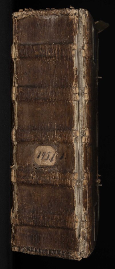 spine of MS 145.1 Helmst.