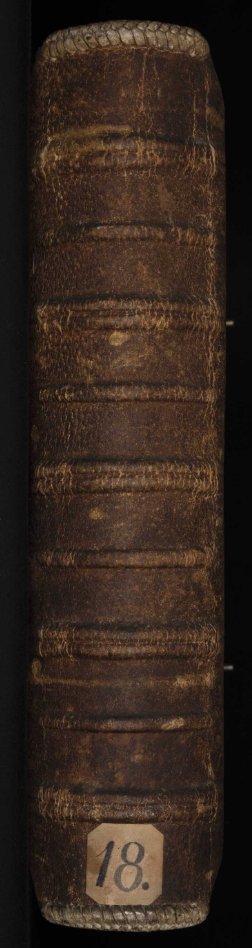 spine of MS 18 Helmst.