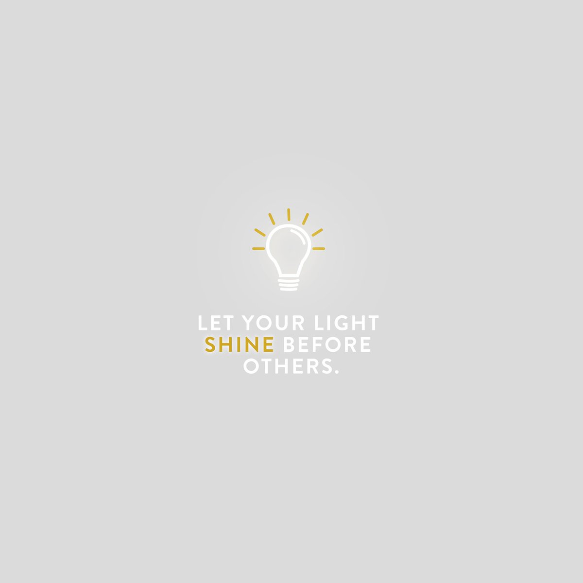 BSCCRehoboth's tweet photo. · GOALS ·

What if we let our light shine so much today that people looked up and recognized there is a connection between our good deeds and our Heavenly Father?

💡 Be Bright Today Bay Shore 💡 https://t.co/0ueLfEGItM