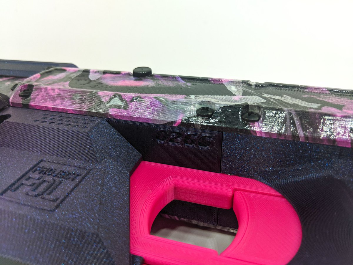 projectfdl's tweet photo. #0266 for Darren printed in @fillamentum wizard’s voodoo and magenta with a cool pink camo hydrodip
#projectfdl #fdl3 #3dprinting #makersgonnamake #womenmakers #hydrodipping https://t.co/W48pbfYJHx