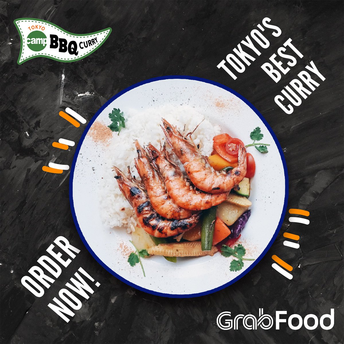 campcurryph's tweet photo. #Grab your seafood cravings with just a book away! Order CAMP's best-selling BBQ Prawns + Chunky Veggies and choice of curry sauce via @GrabFoodPH. 📱🏃‍♂️

#CampOnGrab
#GrabFoodPH
#ImAHappyCamper
#CampCurryPH https://t.co/E937v2KYE5