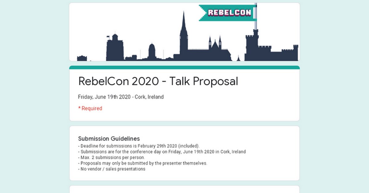 RebelCon tweet media