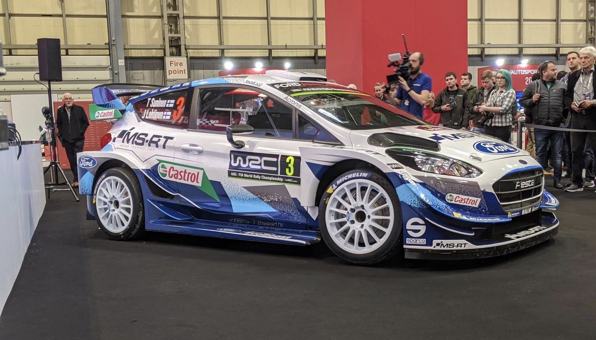 Más imágenes de la nueva decoración del Ford Fiesta WRC.