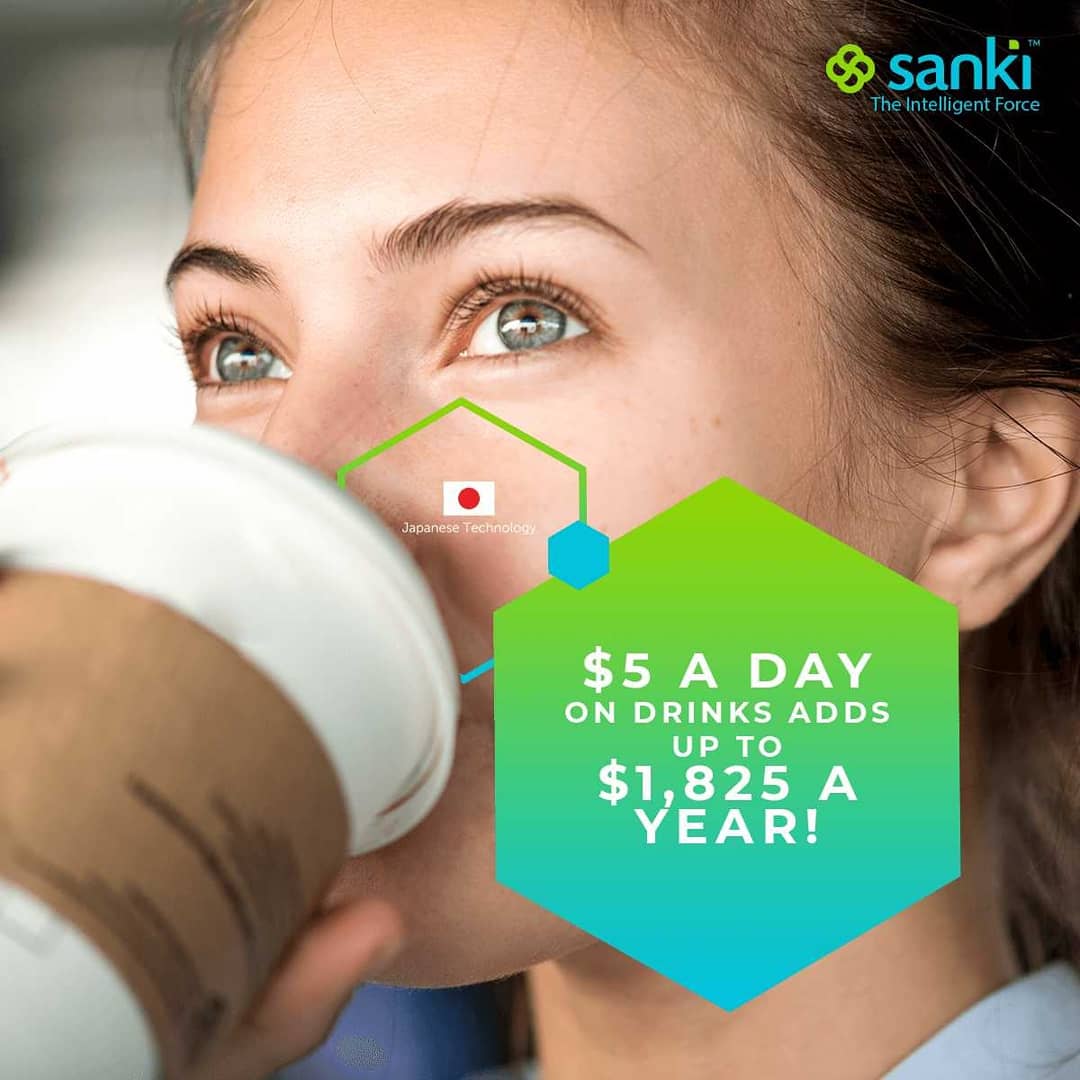 If you're spending $5 a day on drinks you're spending $1825 a year - just something to think about. Meanwhile, Belage is less than half that price, no toxins included. #SankiUSA #SankFit #ILiveMyDreams #HealthIsWealth #IntelligentForce #ThePerfectPlan