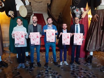 Presentación del programa de las fiestas de Sant Sebastià.