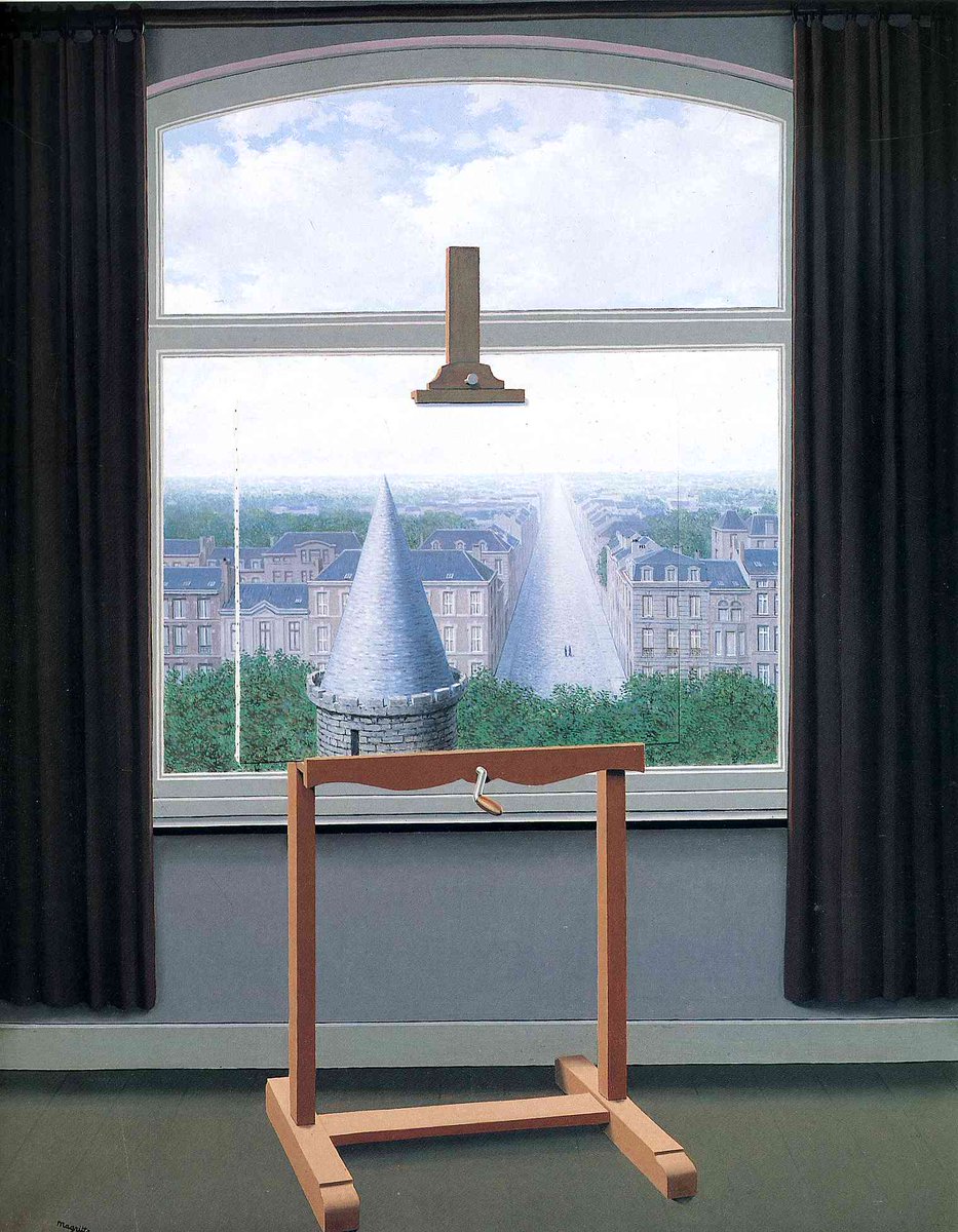 artistmagritte's tweet photo. Where Euclide walked, 1955 #surrealism #renemagritte https://t.co/GLC0yLDaWK
