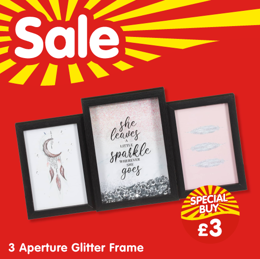 bmstores's tweet photo. How cute is this 3 aperture glitter frame? Ideal if you're looking to capture all of your memories from the upcoming year📸!
It's a bargain in our #BMSALE right now; get it before it's gone🌌!
WHAT's your favourite photo? Let us know! https://t.co/gKhk1e6Y4L