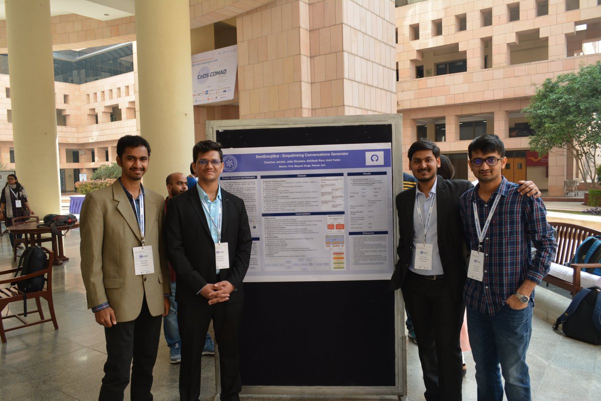 AkhileshRavi13's tweet photo. Had a great time at ACM #CODSCOMAD2020. Presented our paper, met a lot of people and learnt many new interesting things. On the whole, it was an amazing experience at #ISB #IIITH.
We had a big group of students from #IITGN presenting at #Hyderabad and it was a lot of fun. https://t.co/O91XRHyPKV