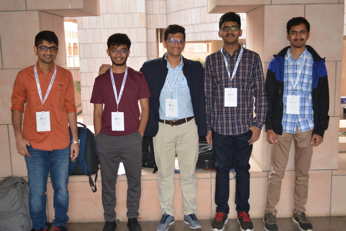 AkhileshRavi13's tweet photo. Had a great time at ACM #CODSCOMAD2020. Presented our paper, met a lot of people and learnt many new interesting things. On the whole, it was an amazing experience at #ISB #IIITH.
We had a big group of students from #IITGN presenting at #Hyderabad and it was a lot of fun. https://t.co/O91XRHyPKV