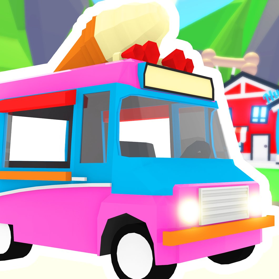 Adopt Me On Twitter Ice Cream Truck Noises - roblox ice cream truck
