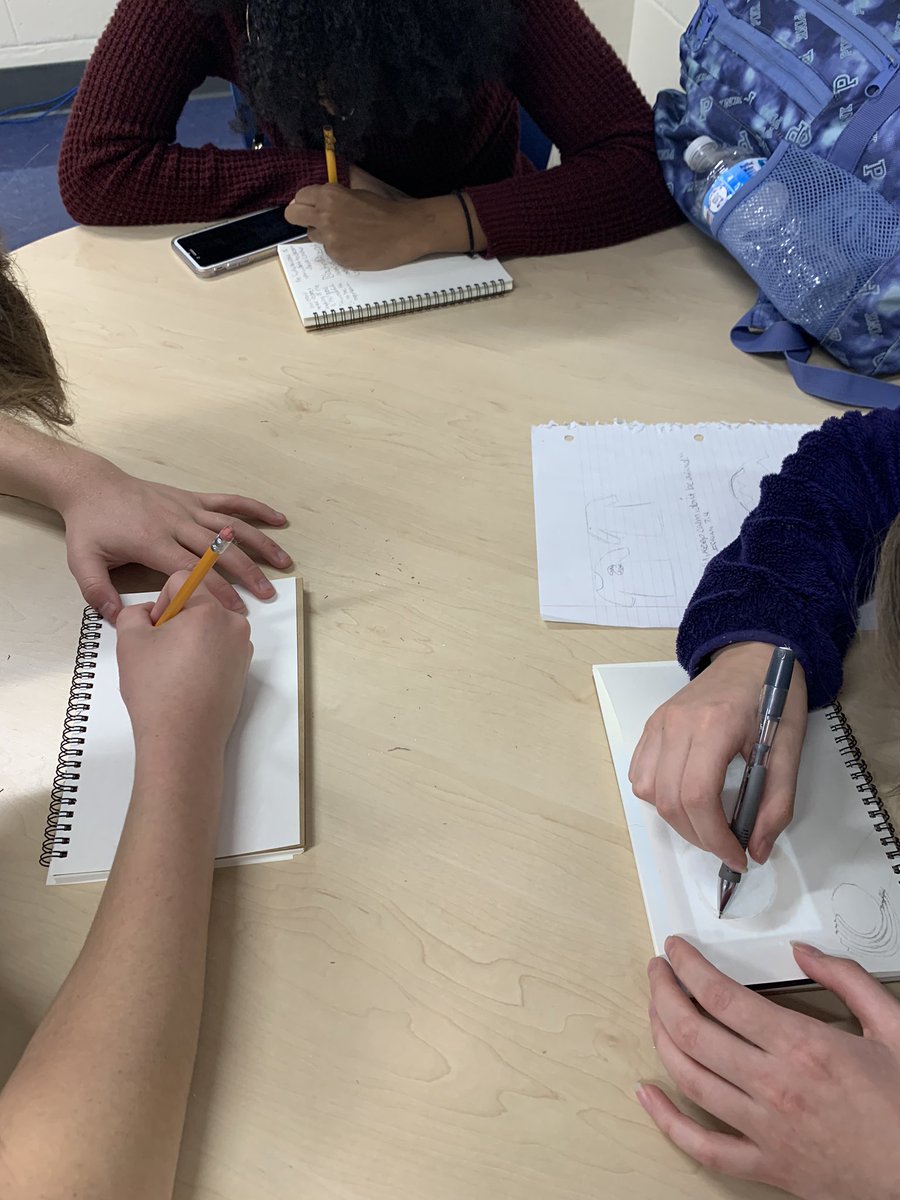 Students in Design for Entrepreneurship were excited to get their ideas flowing in their new sketch books! #EBAPROUD #kempsacademy