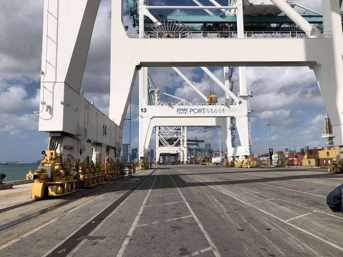 tckarst's tweet image. #gopex  port of Miami tour