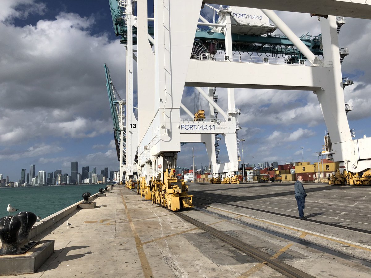 tckarst's tweet image. #gopex  port of Miami tour