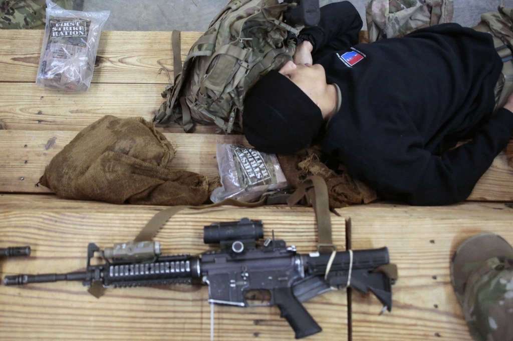 U.S. Army DEVCOM Soldier Center (@devcom_sc) on Twitter photo A Soldier from the <a href="/82ndABNDiv/">All American Division (inactive)</a>’s 1st BCT waits to deploy from @FtBraggNC with two First Strike Rations nearby illustrates how our Combat Feeding Directorate continues to sustain & enhance Soldiers. We are proud to see CFD developed products in the fight. (Photo: Chris Seward, AP) A Soldier from the <a href="/82ndABNDiv/">All American Division (inactive)</a>’s 1st BCT waits to deploy from @FtBraggNC with two First Strike Rations nearby illustrates how our Combat Feeding Directorate continues to sustain & enhance Soldiers. We are proud to see CFD developed products in the fight. (Photo: Chris Seward, AP)