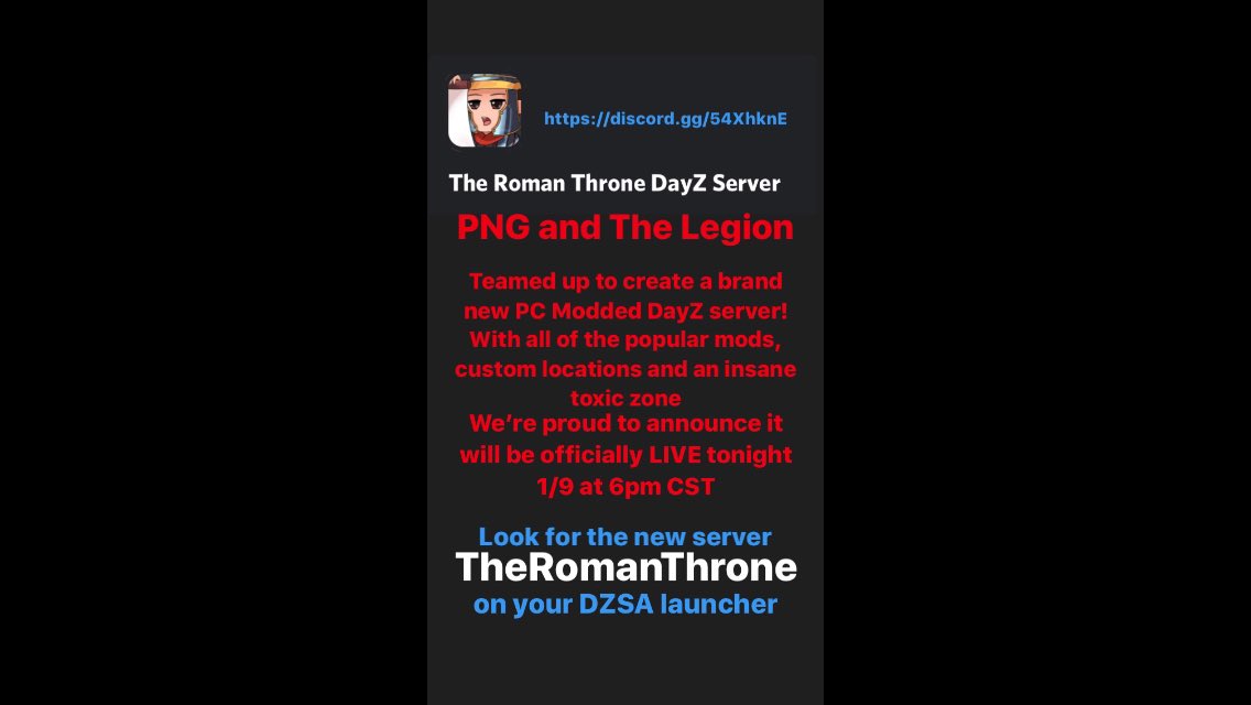 PizzanightG's tweet photo. Our #DayZ #dayzpc #dayzmodded server goes #live tonight at 6pm CST 

We’re currently looking for #contentcreators to play and stream the server! DM if interested https://t.co/rCRRnEbr90