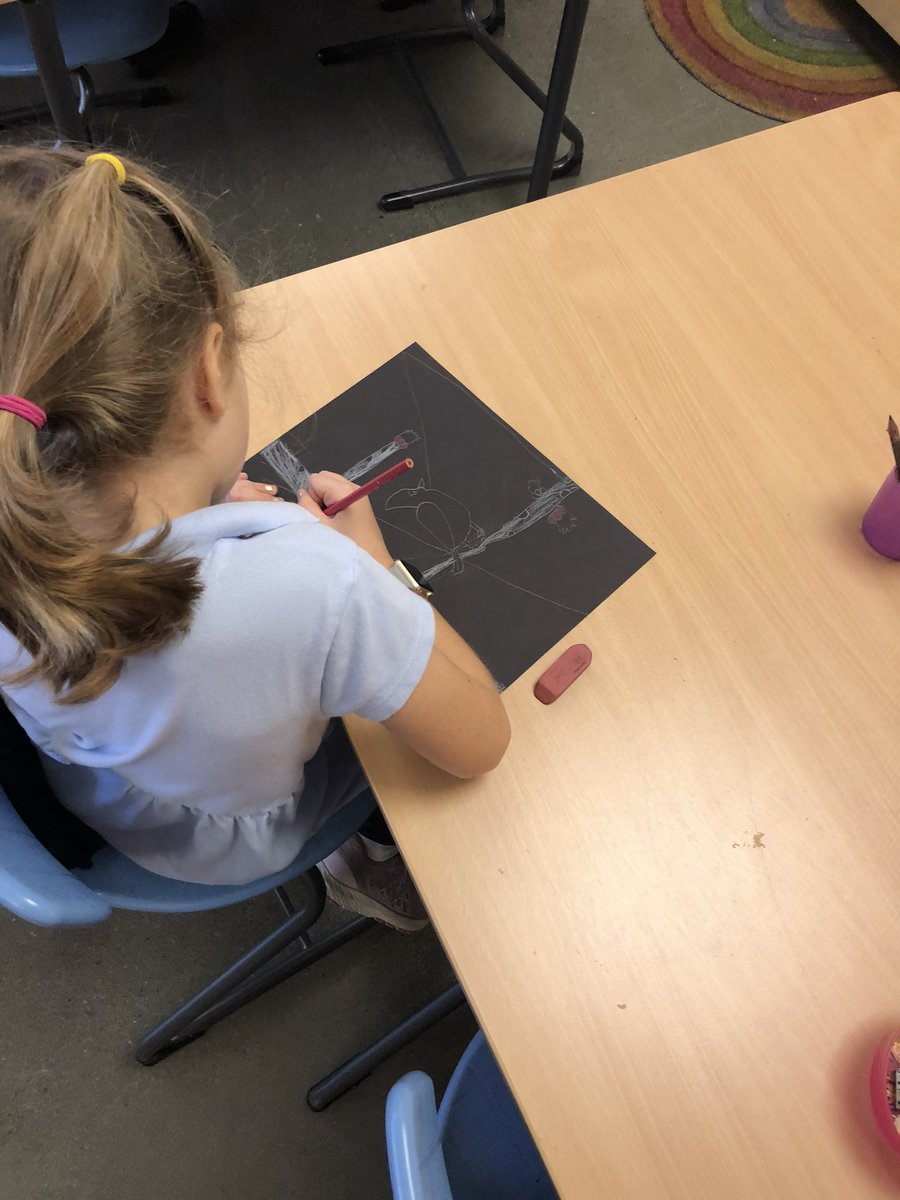 jpromorgan's tweet photo. Winter cardinals with second grade for the win! #WCSArt @westlakecharter #WCSSecondGrade 💕🥰 https://t.co/aGzOK4Dhca