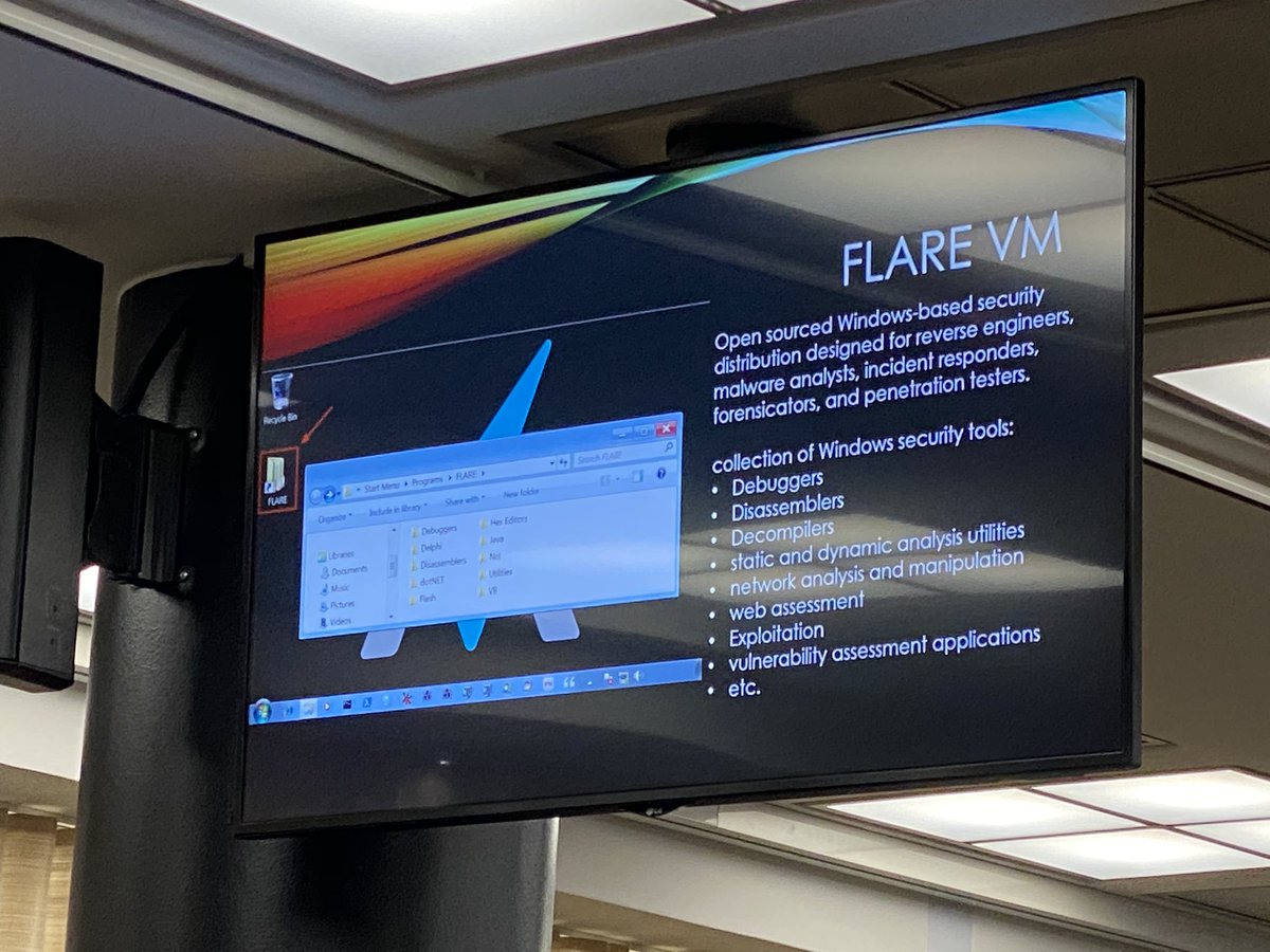 leaviljanen's tweet image. Today I learned from @flaviaKos of a new RE tool VM #FlareVM  #HelSec   Besides, forensicator needs to be a word.