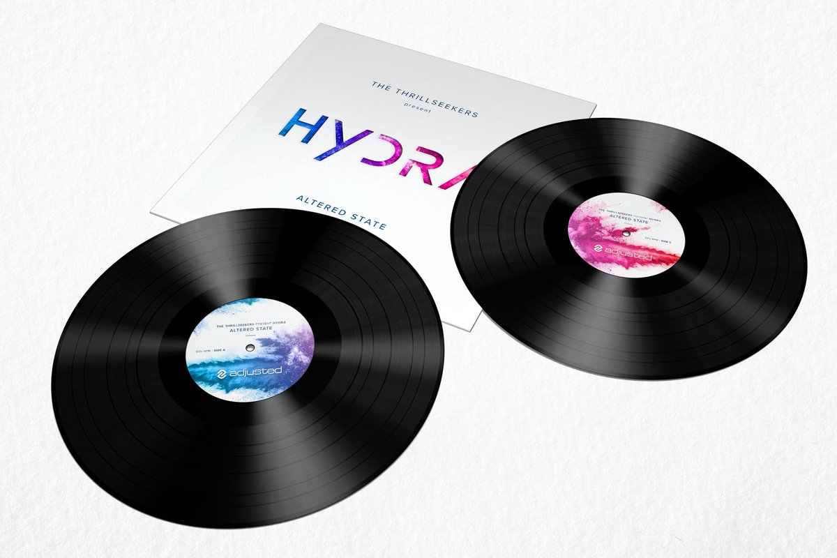 AdjustedMusic's tweet photo. #HydraAlteredState double vinyl begins shipping on Monday. Order before the sell out: https://t.co/MgMUNTmGpN https://t.co/qpFmUuyeYd
