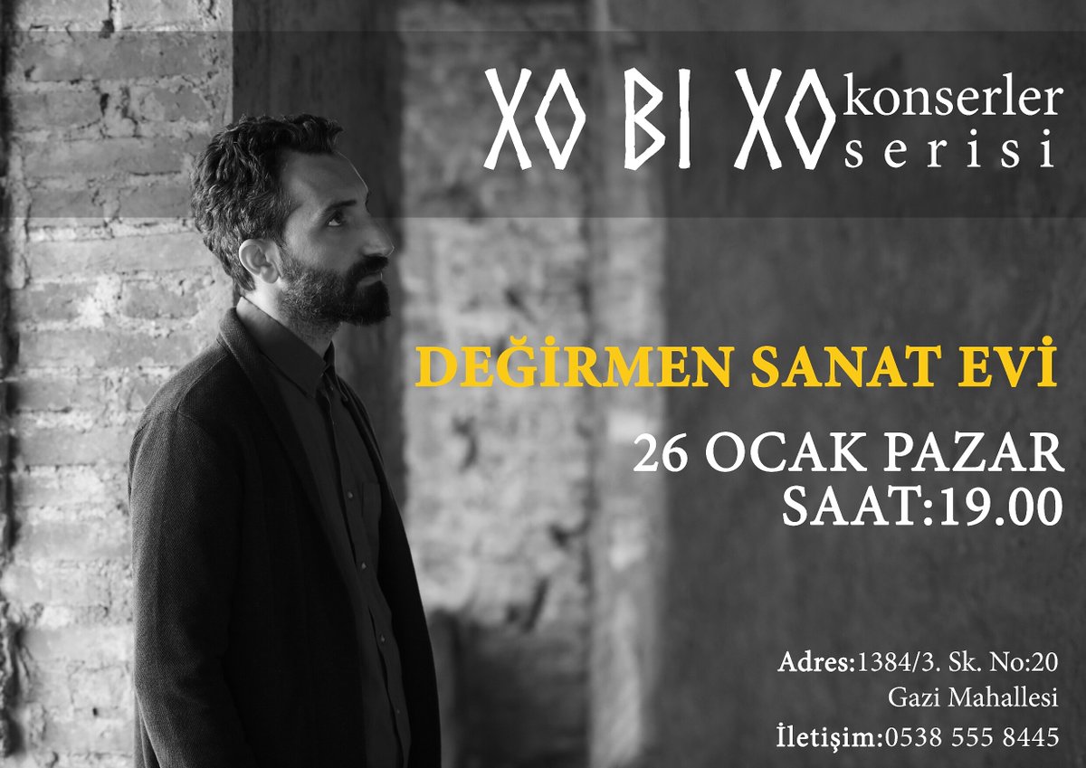 Senenin ilk #xobixokonserlerserisi ne İstanbul ile başlıyoruz.  Hem de uzun yıllar yaşadığım Gazi mahallesi ile...

Gözümde uludur. Kavuşmak pek güzel.