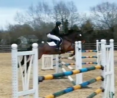 VetGoneEventing's tweet photo. Useful outing with Ali to Allens Hill eventing combined training using FEI tests. We did the 3*A scoring 32.6 + SJ at 1.20m rolled a pole behind when a bit keen I didn't sit her up enough. Very happy she's loving it!!🌟🙂 #training #eventing @lintbellsequine #Yumove #ActiveJoint https://t.co/axS2irs7E8