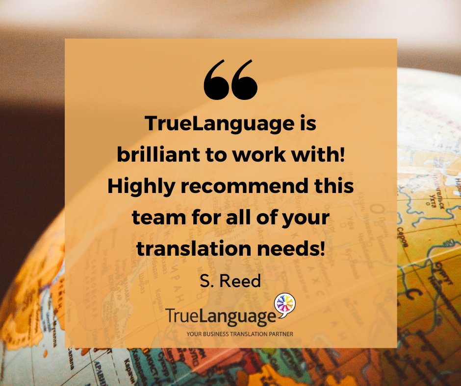 TrueLanguage's tweet image. Our reputation makes us a trusted #translationpartner for industries and businesses around the world. #global