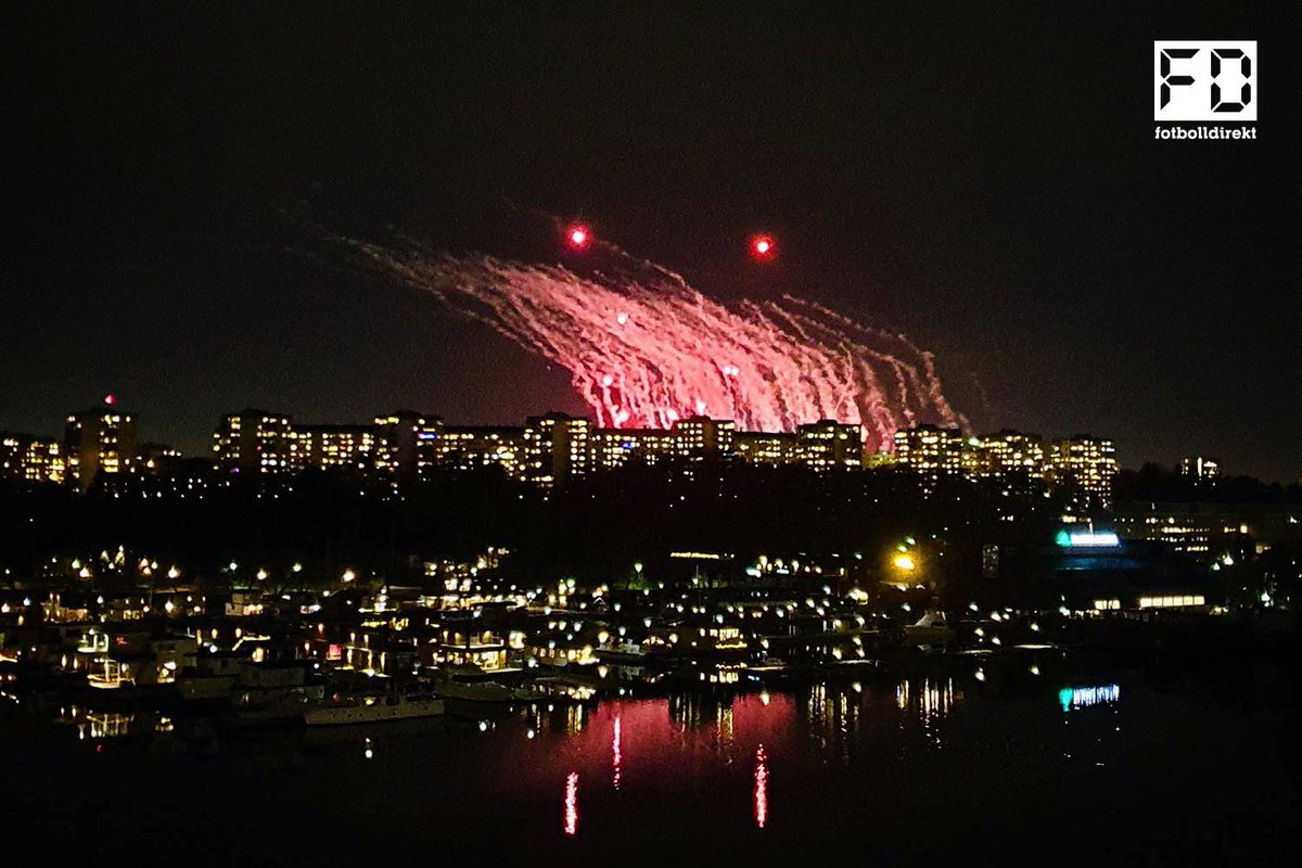 FotbollDirekt's tweet photo. Detta var utsikten från Hornsbergs Strand när AIK premiärtränade. https://t.co/0NCpoFiJuP