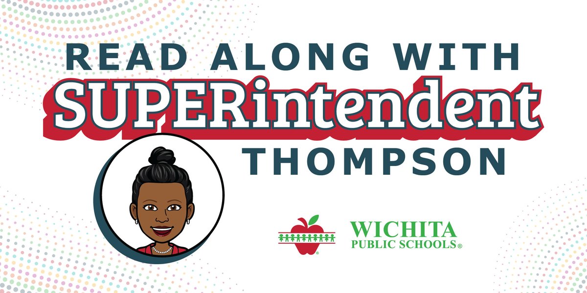 I am so excited to share my new video reading series, "Read Along with SUPERintendent Alicia Thompson!" I want young students to watch and read with me! My first story time is today at 5 p.m. and will be shared on our WPS Facebook and Twitter.  #WPSProud #WPSFutureReady