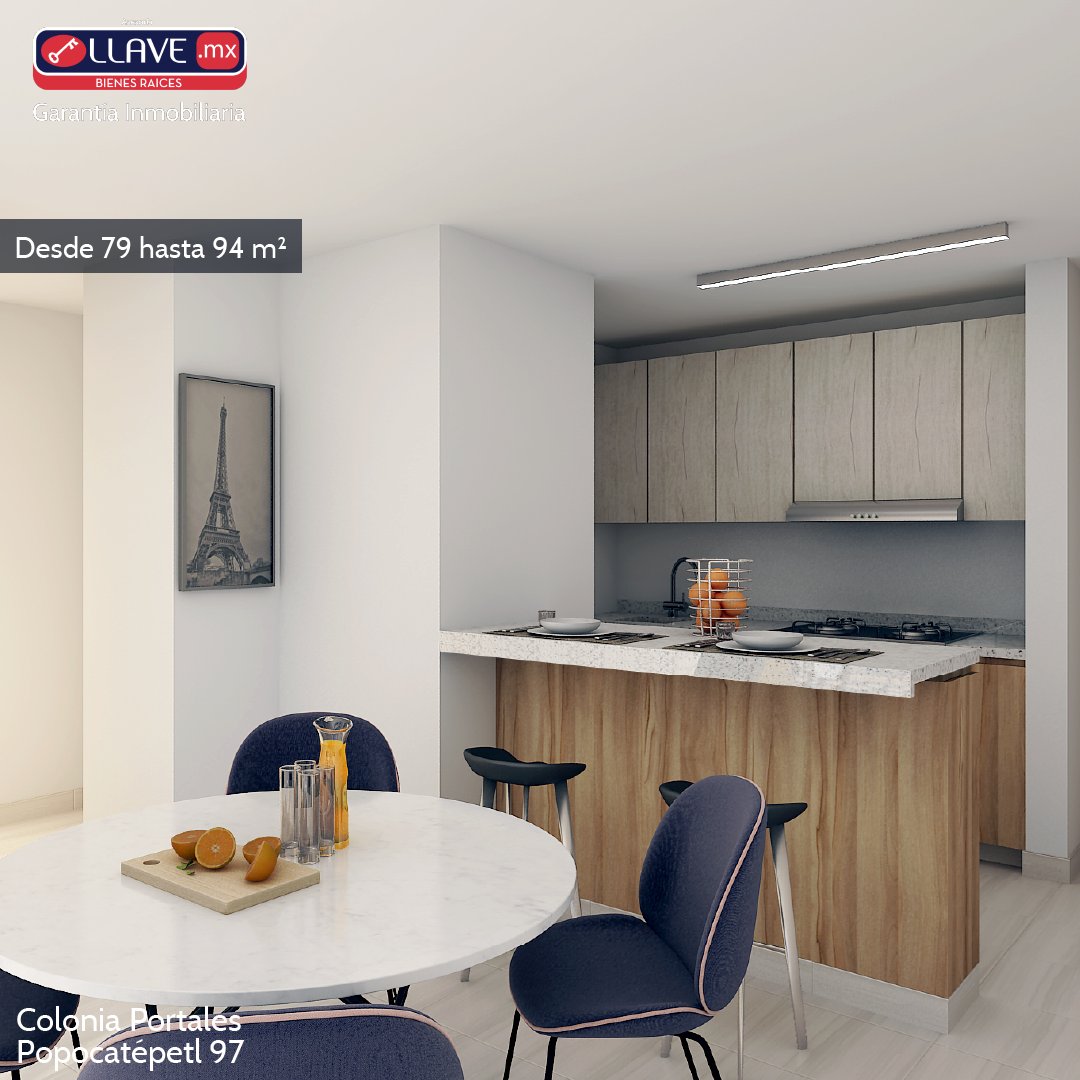 BienesLlave's tweet photo. #Popocatépetl 97
#ColoniaPortales
Exclusivo edificio de 42 departamentos muy amplios de 78 a 98 m² ideal para familias, con un diseño minimalista, cuentan con 2 recámaras, 2 baños, 1 ó 2 estacionamientos, algunos con balcones y roof garden privado. https://t.co/OLZHUk9MFX
