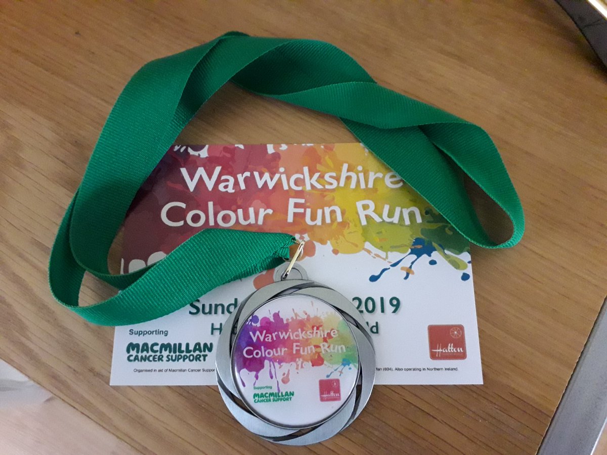 Want to add to your medal collection & fundraise for Macmillan? 3 May, 5k Colour Fun Run @HattonWorld regevent.co.uk @sphinxac @Massey_Runners @GreenArmy1986 @RegencyRunners @leamingtoncac @CovSportsTrust @Sportsconnexion @SpiritCoventry #charity #fundraiser #fun 💚💚💚