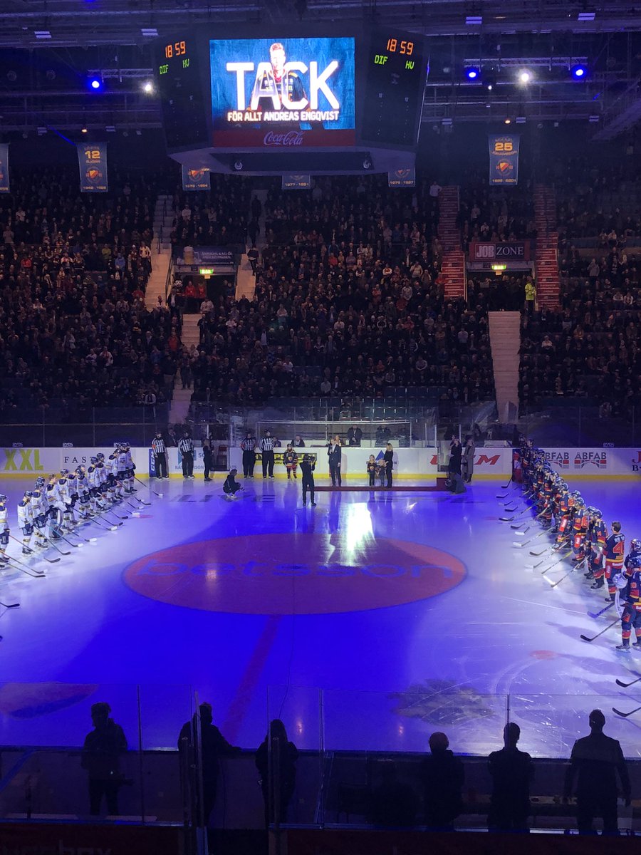 Avtackning av Andreas Enqvist.  En grym spelare och människa 👍🏻🇸🇪