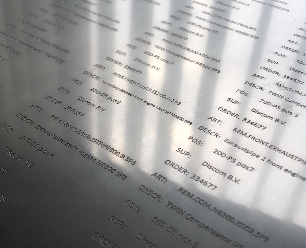 replato's tweet photo. #RVS #graveren bij Replato. Zowel grote als kleine series. #typeplaten #tagplates #tags #labels #inox ☑️ https://t.co/2FSj86584g