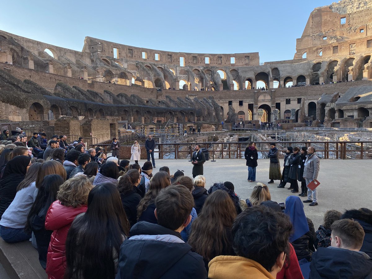 archivetro's tweet photo. Esperienza indimenticabile per i nostri alunni: #Carthago il mito immortale in mostra al #Colosseo di #Roma.
Grazie alle guide e a #LeonardoGuarnieri di @CoopCultureIT
#civiltà #culture #Roma #Cartagine #9gennaio #ParcoColosseo
#scuole #CPIA4 @piloalbertelli https://t.co/RJ7gL7oDko